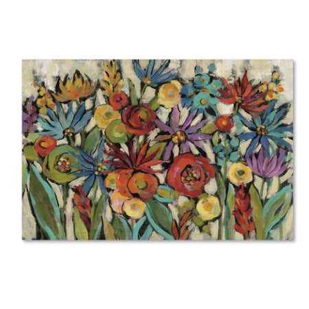 Silvia Vassileva 'Confetti Floral I' Canvas Art,22x32